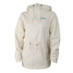 Cream Seattle Mariners Columbia Women's Lily Park Full-Zip Rain Jacket