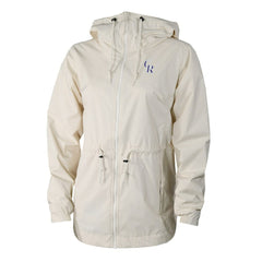 Cream Colorado Rockies Columbia Women's Lily Park Full-Zip Rain Jacket