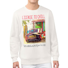 Cream San Diego Padres Margaritaville License to Chill Fleece Sweatshirt