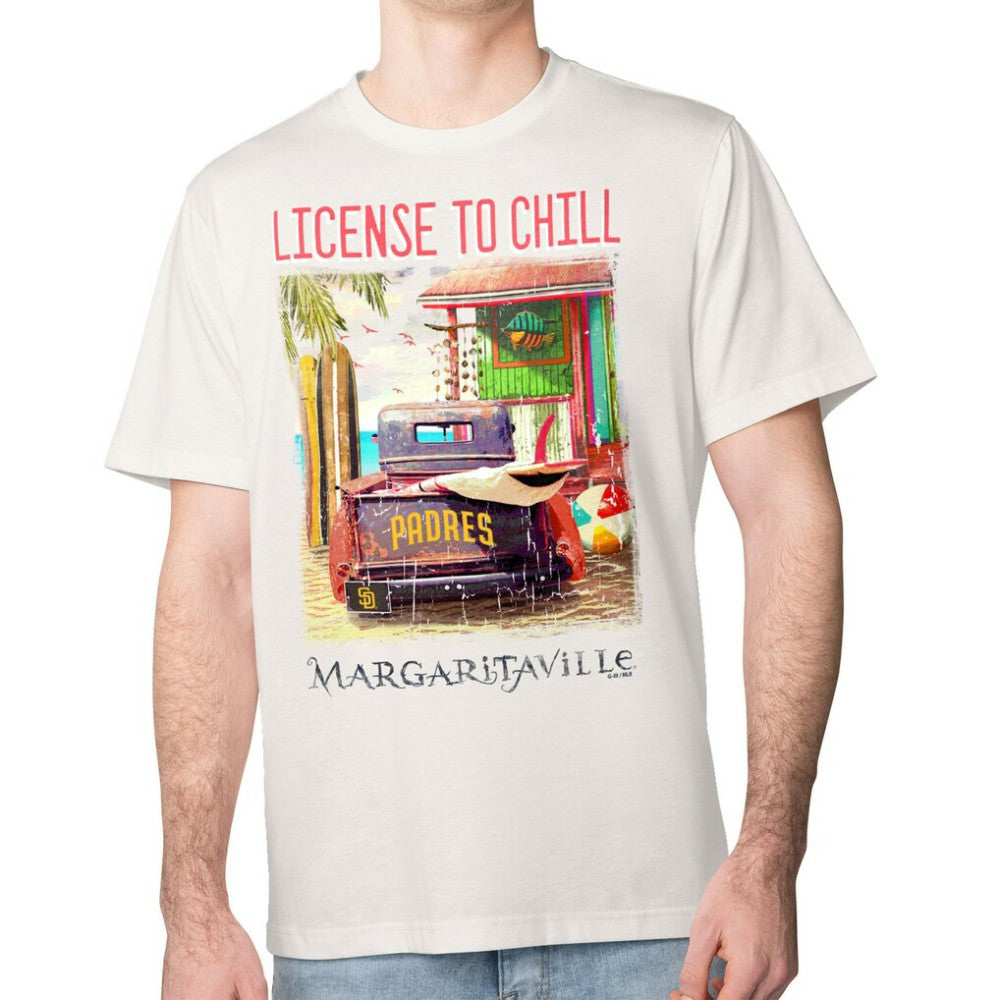 Cream San Diego Padres Margaritaville License to Chill T-Shirt