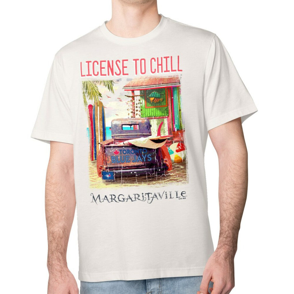 Cream Toronto Blue Jays Margaritaville License to Chill T-Shirt