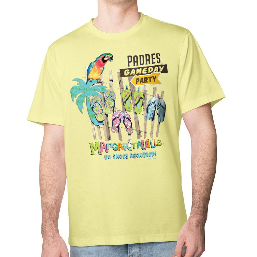 Yellow San Diego Padres Margaritaville Gameday Party T-Shirt