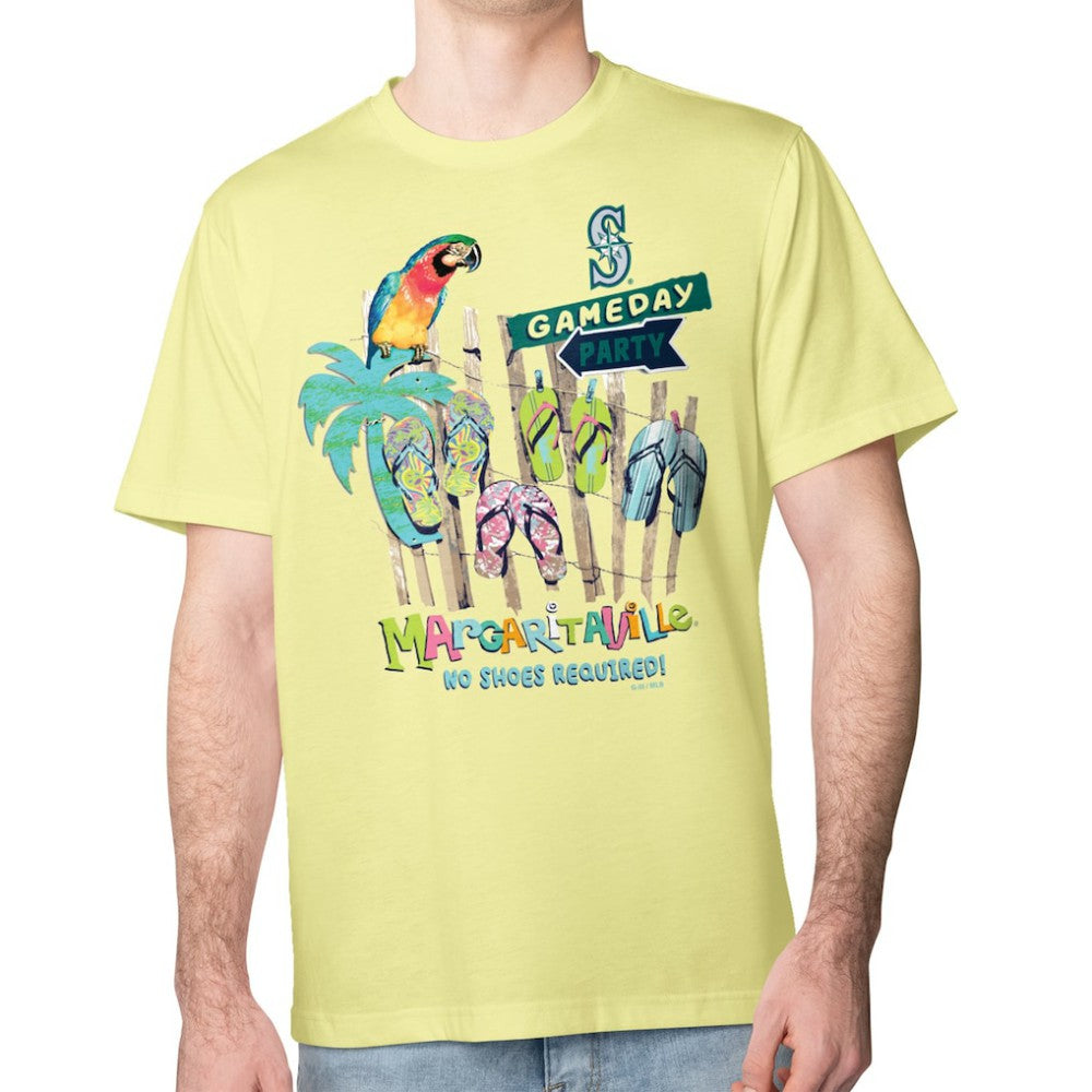 Yellow Seattle Mariners Margaritaville Gameday Party T-Shirt