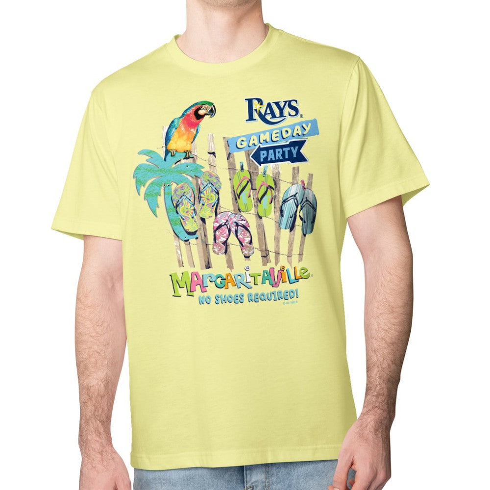 Yellow Tampa Bay Rays Margaritaville Gameday Party T-Shirt