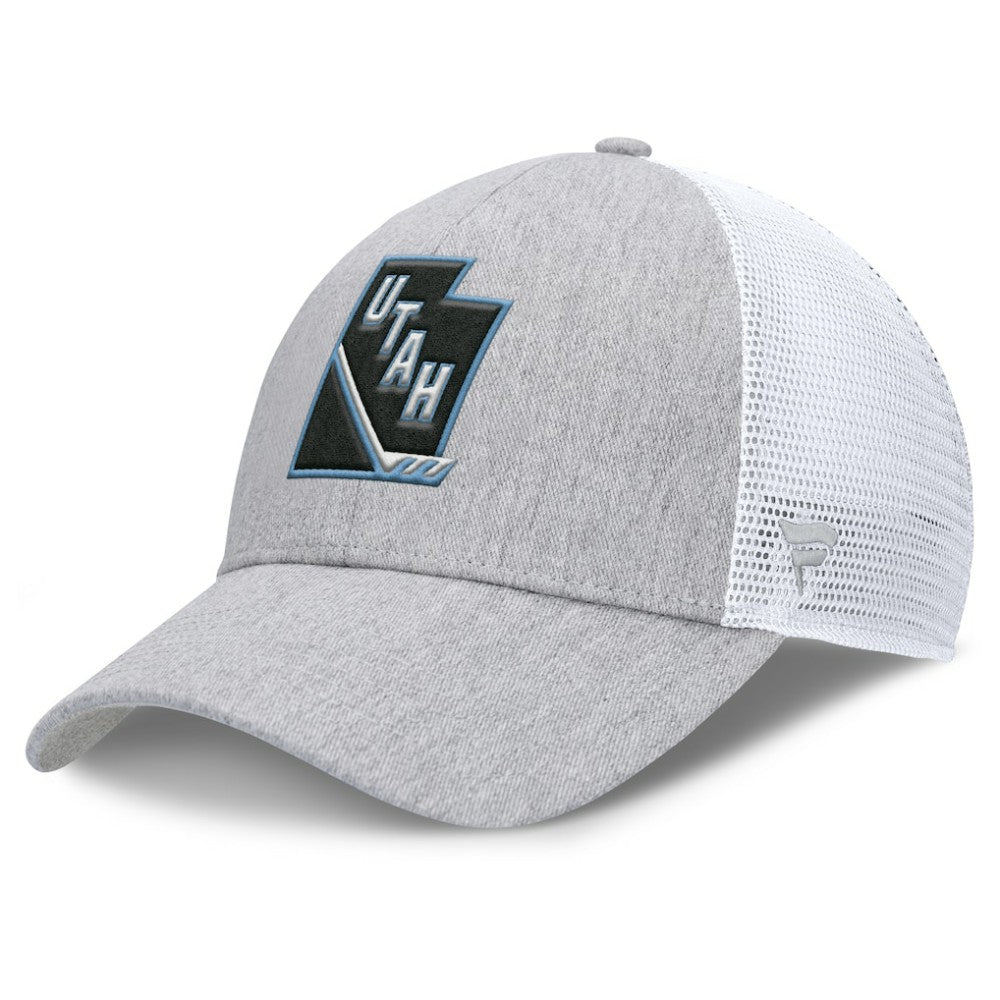 NHL Utah Mammoth Fanatics Utah Badge Trucker Adjustable Hat