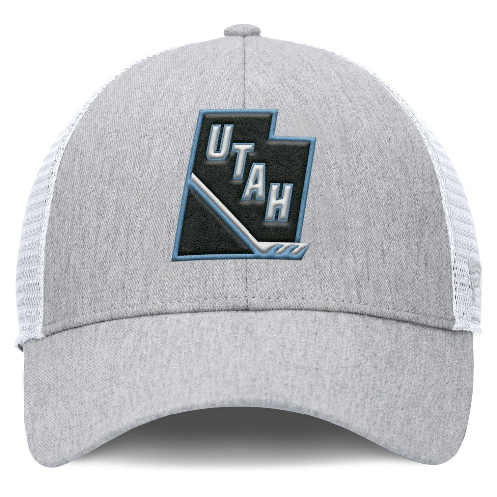 NHL Utah Mammoth Fanatics Utah Badge Trucker Adjustable Hat