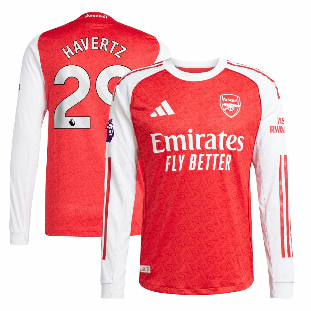 Kai Havertz Arsenal 2025/26 Home Long Sleeve Player Jersey