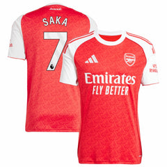 Bukayo Saka Arsenal 2025/26 Home Replica Player Jersey