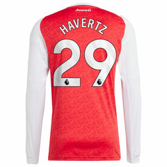 Kai Havertz Arsenal 2025/26 Home Replica Long Sleeve Player Jersey