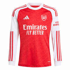 Bukayo Saka Arsenal Youth 2025/26 Home Replica Long Sleeve Player Jersey