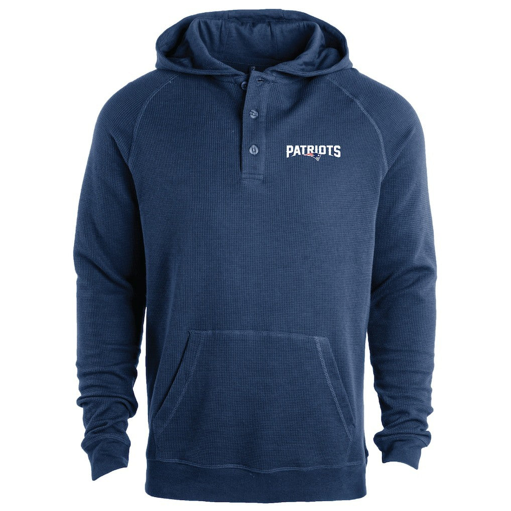 Dunbrooke Montana Raglan Thermal Hoodie - New England Patriots Hoodies