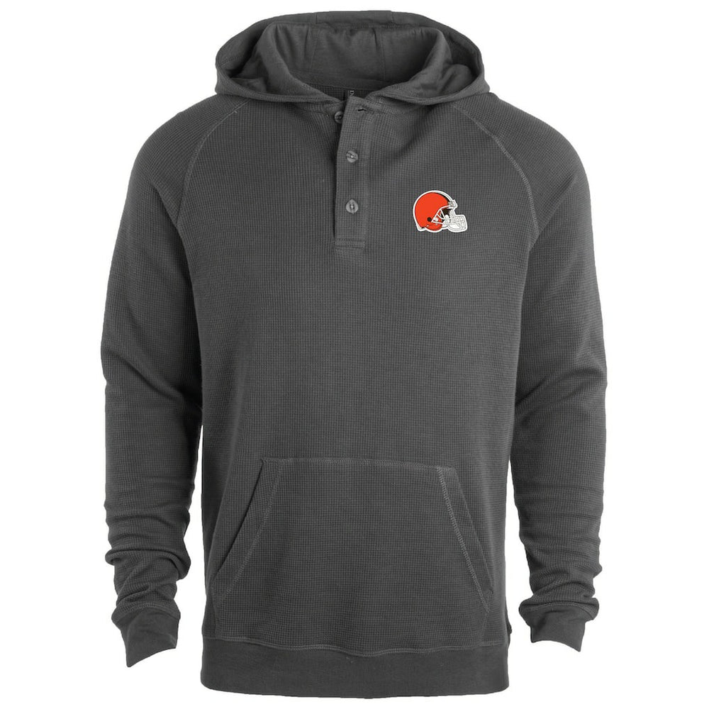 Dunbrooke Montana Raglan Thermal Hoodie - Cleveland Browns Hoodies