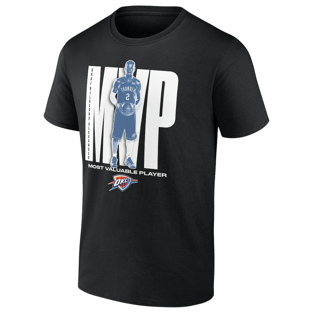 Shai Gilgeous-Alexander Oklahoma City Thunder 2025 NBA MVP T-Shirt sale