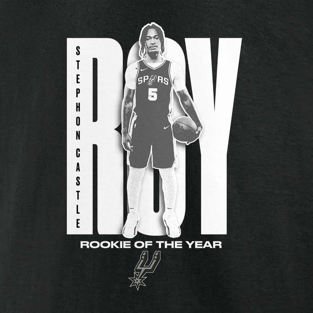 Stephon Castle San Antonio Spurs 2025 NBA Rookie of the Year T-Shirt