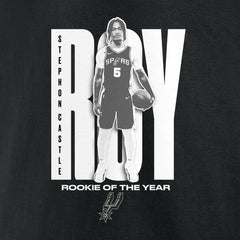 Stephon Castle San Antonio Spurs 2025 NBA Rookie of the Year T-Shirt
