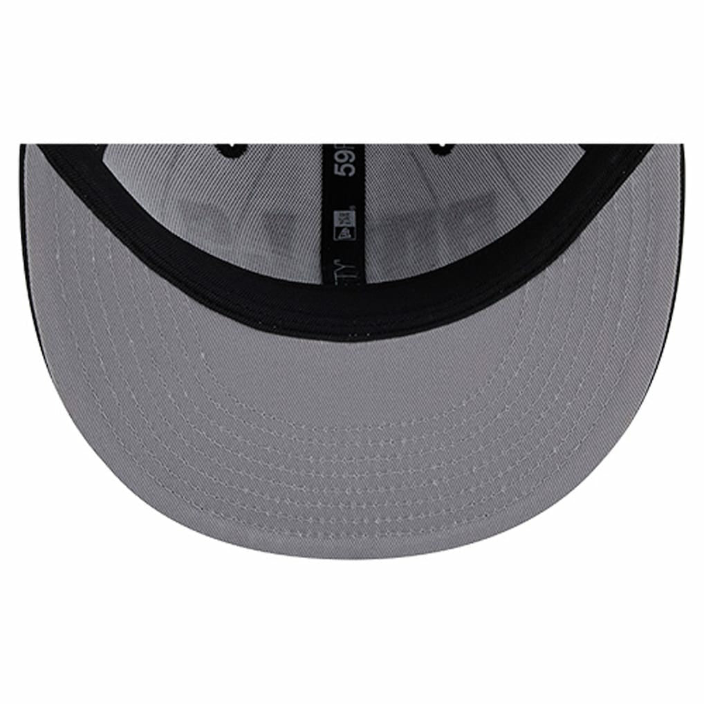 New Era Chicago Bulls Wordmark Pinstripe 59FIFTY Fitted Hat
