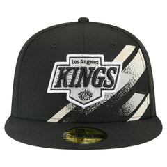 NHL Los Angeles Kings New Era Faded Lines 59FIFTY Fitted Hat