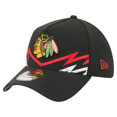 NHL Chicago Blackhawks New Era 39THIRTY A-Frame Perforated Flex Hat
