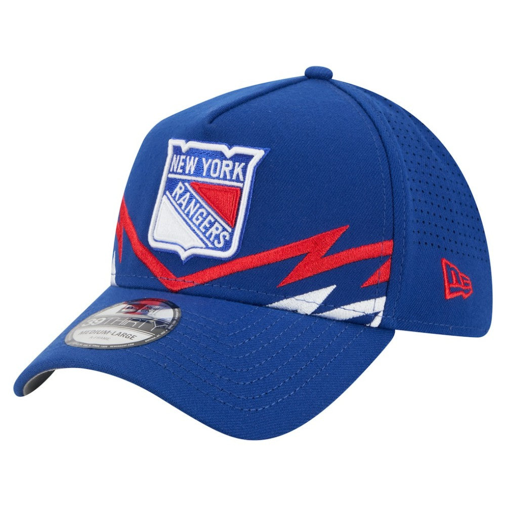 NHL New York Rangers New Era 39THIRTY A-Frame Perforated Flex Hat