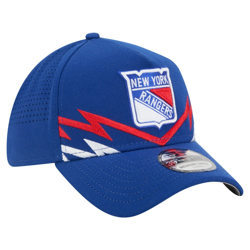 NHL New York Rangers New Era 39THIRTY A-Frame Perforated Flex Hat