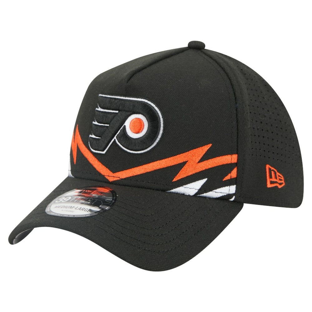 NHL Philadelphia Flyers New Era 39THIRTY A-Frame Perforated Flex Hat