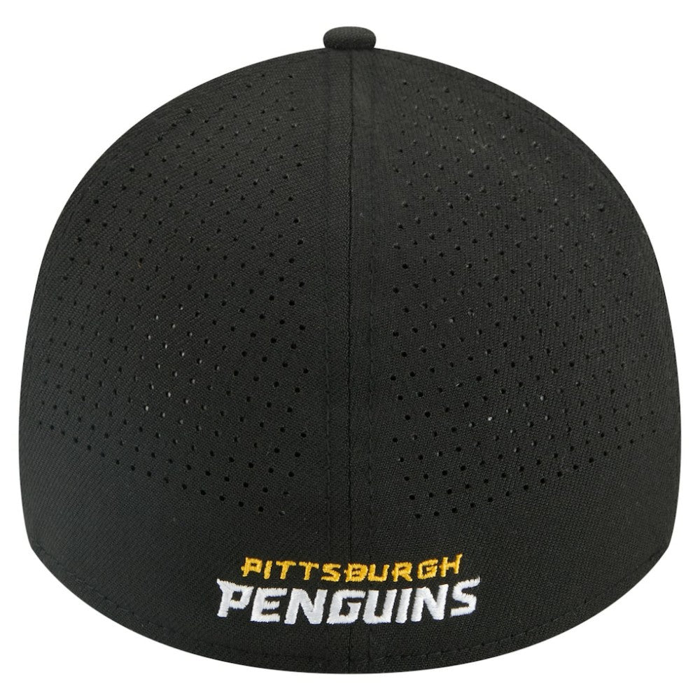 NHL Pittsburgh Penguins New Era 39THIRTY A-Frame Perforated Flex Hat