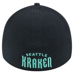 NHL Seattle Kraken New Era Zig Zag 39THIRTY A-Frame Perforated Flex Hat