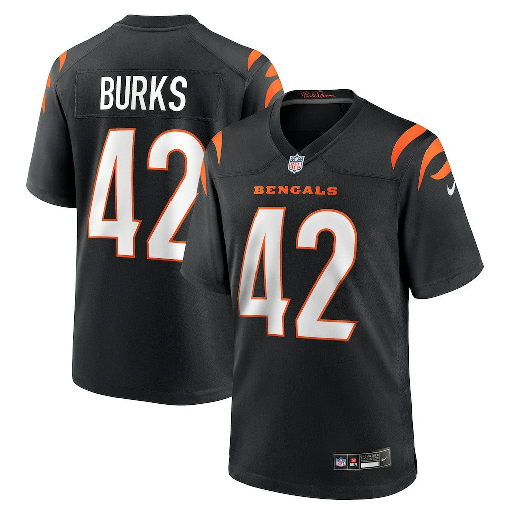 Oren Burks  Team Game Jersey - Cincinnati Bengals Jerseys