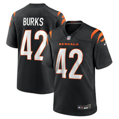 Oren Burks  Team Game Jersey - Cincinnati Bengals Jerseys