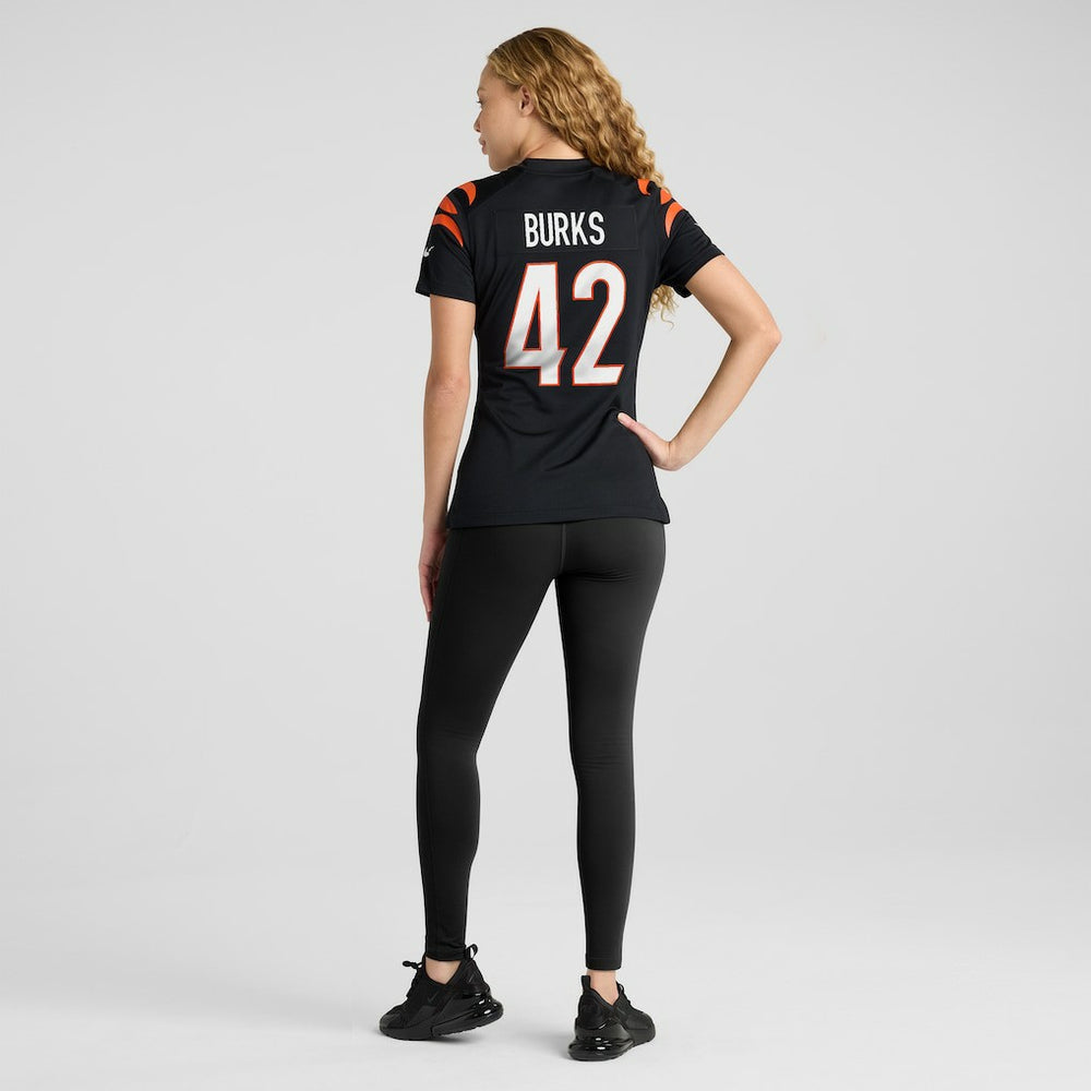 Oren Burks  Women's Team Game Jersey - Cincinnati Bengals Jerseys