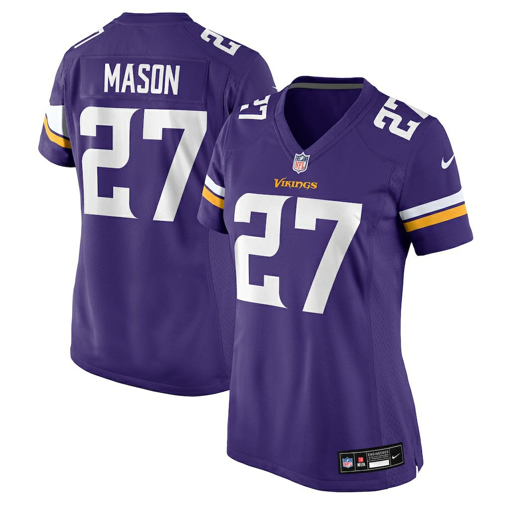 Jordan Mason  Women's Team Game Jersey - Minnesota Vikings Jerseys