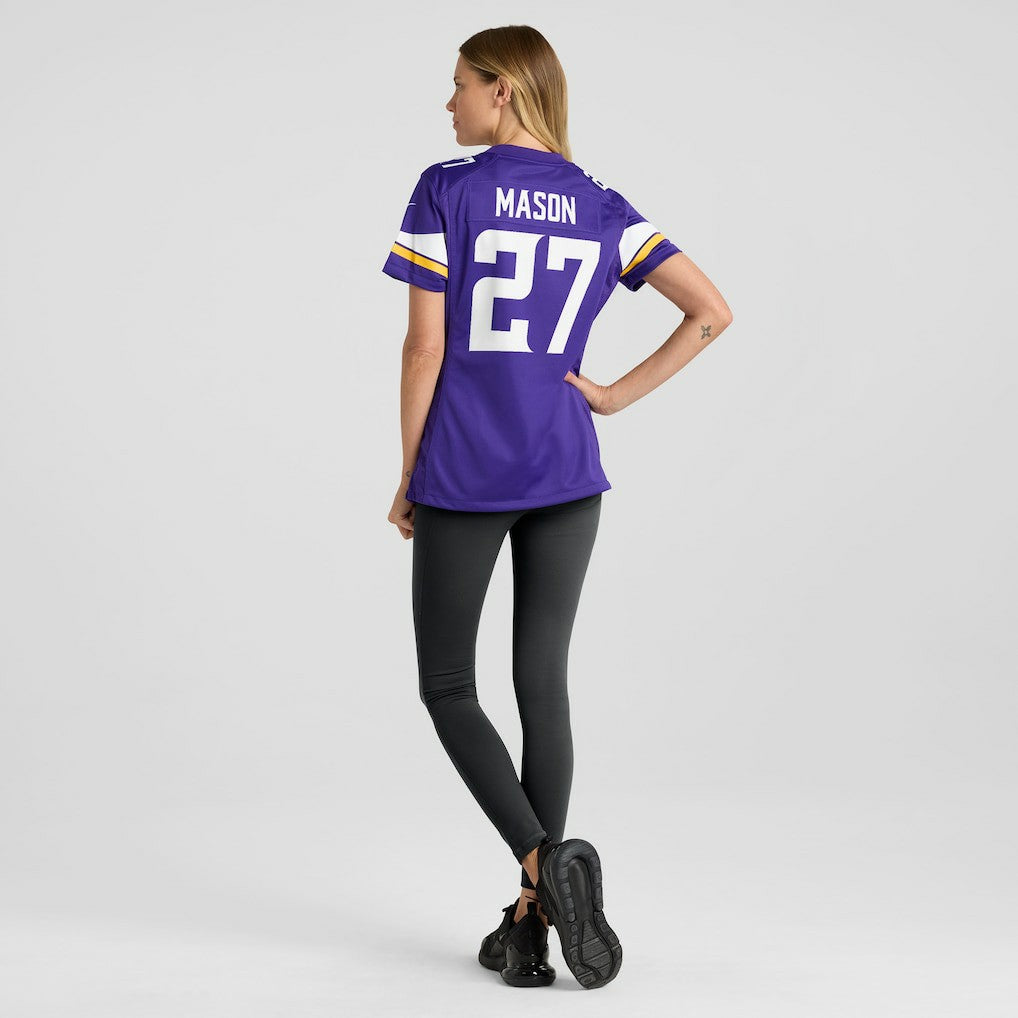 Jordan Mason  Women's Team Game Jersey - Minnesota Vikings Jerseys