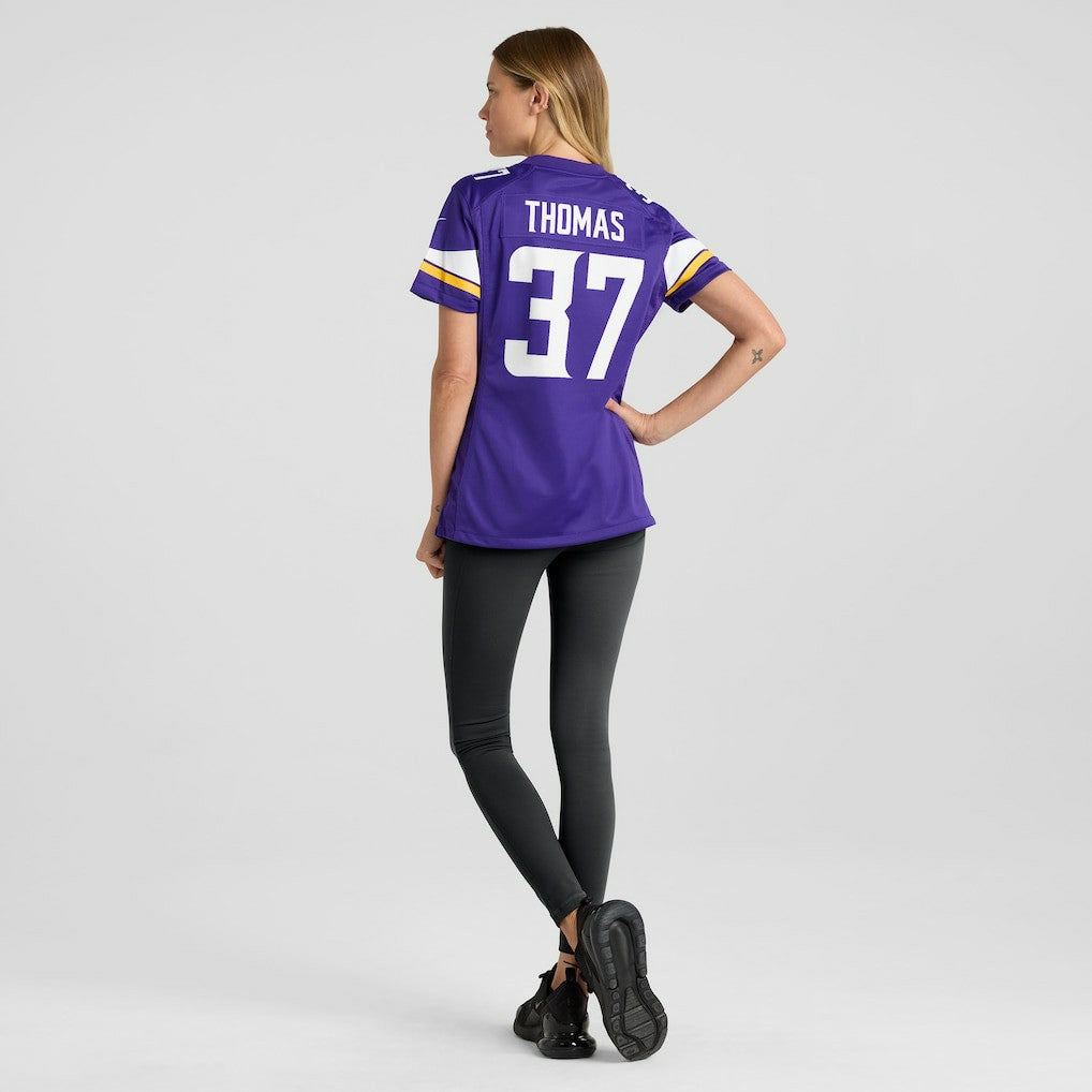 Tavierre Thomas  Women's Team Game Jersey - Minnesota Vikings Jerseys
