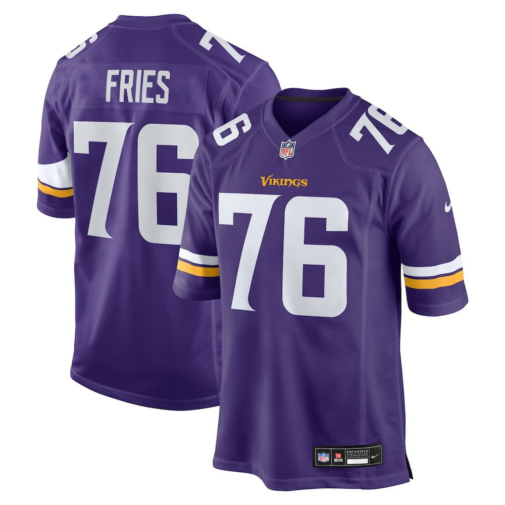 Will Fries  Team Game Jersey - Minnesota Vikings Jerseys