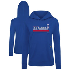 Royal Texas Rangers Levelwear Women's Relay Breaker Pullover Hoodie
