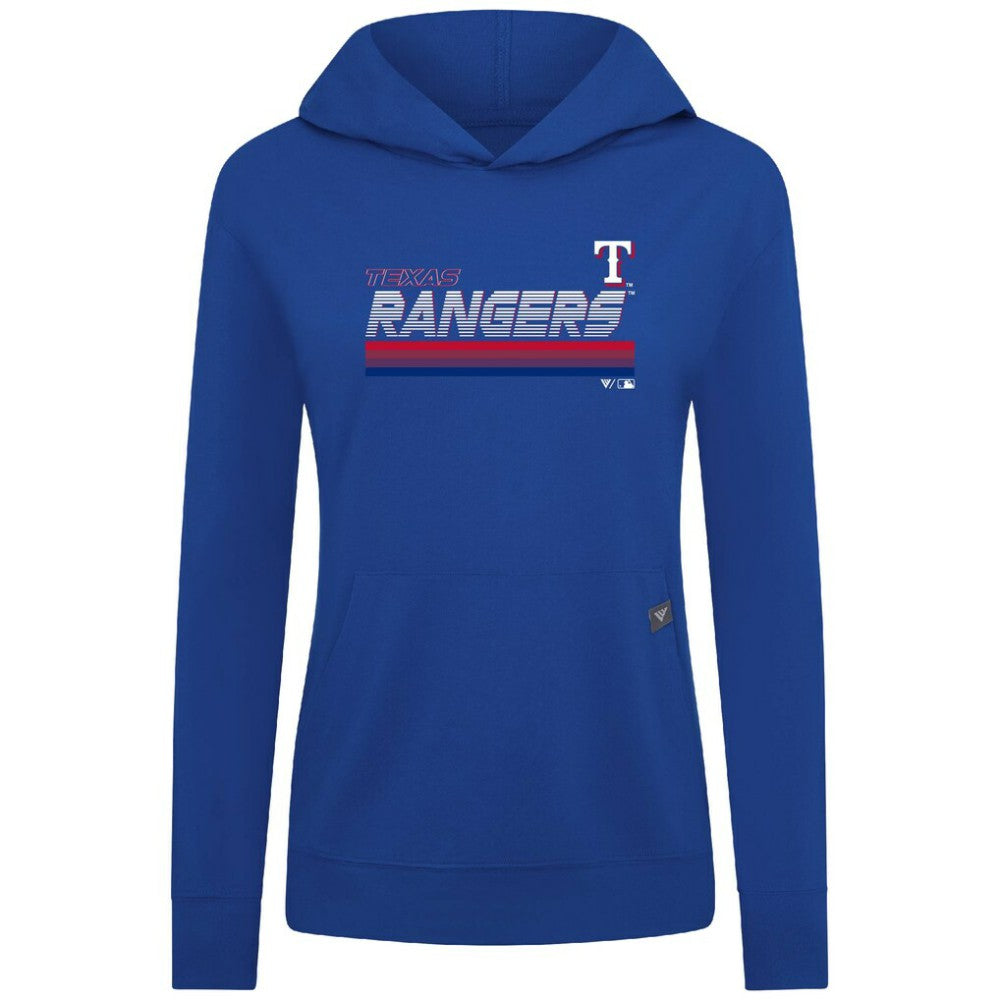 Royal Texas Rangers Levelwear Women's Relay Breaker Pullover Hoodie