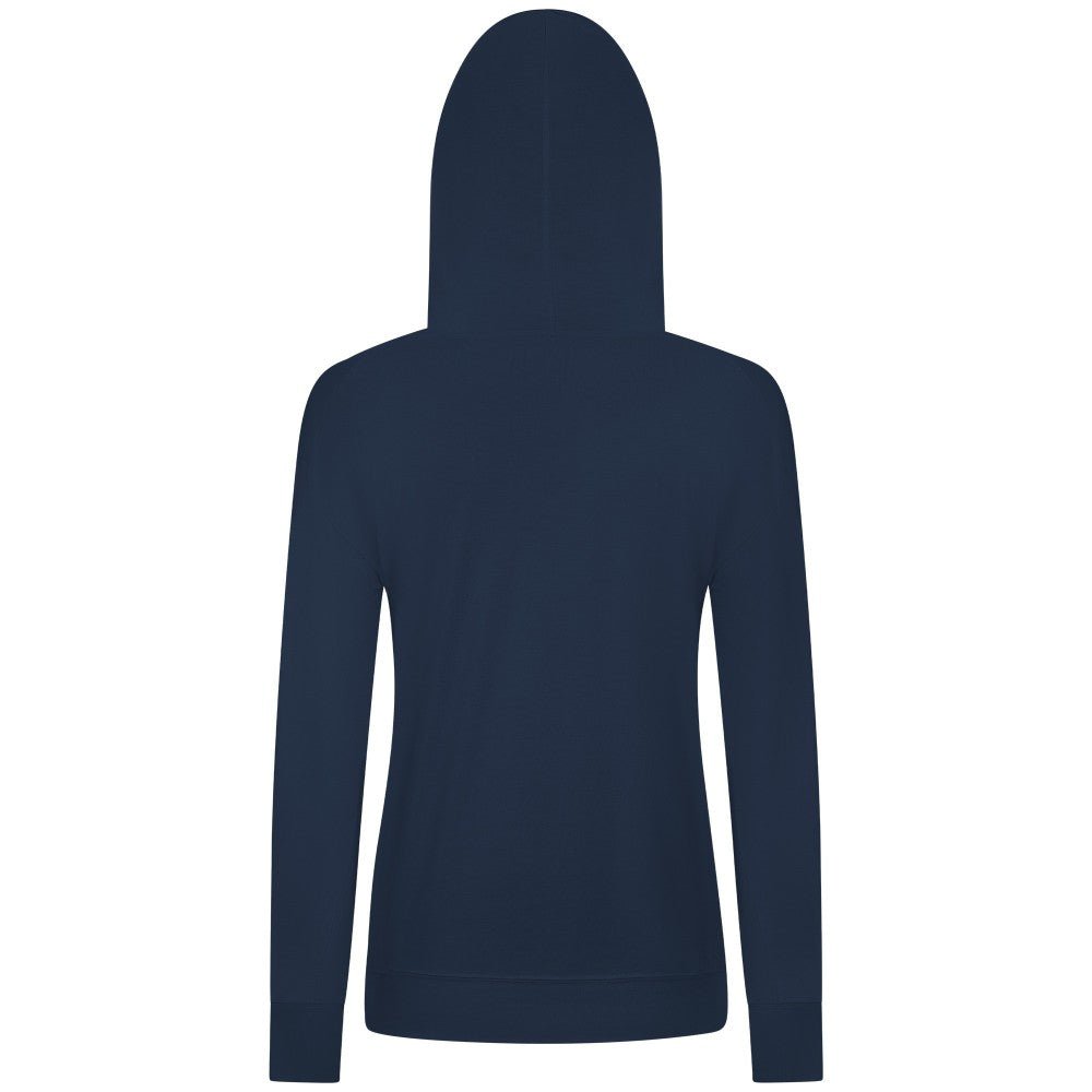 Navy Milwaukee Brewers Levelwear Women's Relay Breaker Pullover Hoodie