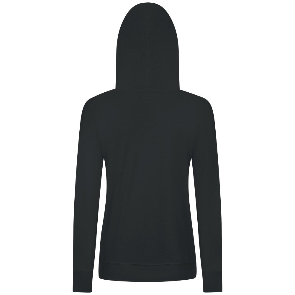 Black Miami Marlins Levelwear Women's Relay Breaker Pullover Hoodie