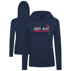 Navy Boston Red Sox Levelwear Women's Relay Breaker Pullover Hoodie