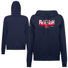 Navy Boston Red Sox Levelwear Women's Adorn Retro 3D Pullover Hoodie