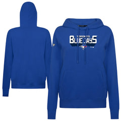 Royal Toronto Blue Jays Levelwear Women's Adorn Retro 3D Pullover Hoodie