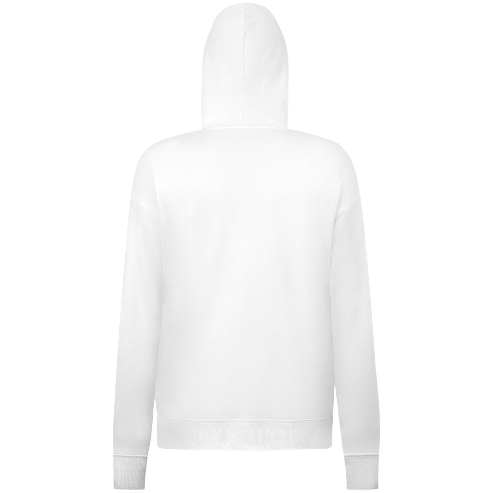 White Miami Marlins Levelwear Women's Adorn Retro 3D Pullover Hoodie