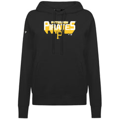 Black Pittsburgh Pirates Levelwear Women's Adorn Retro 3D Pullover Hoodie