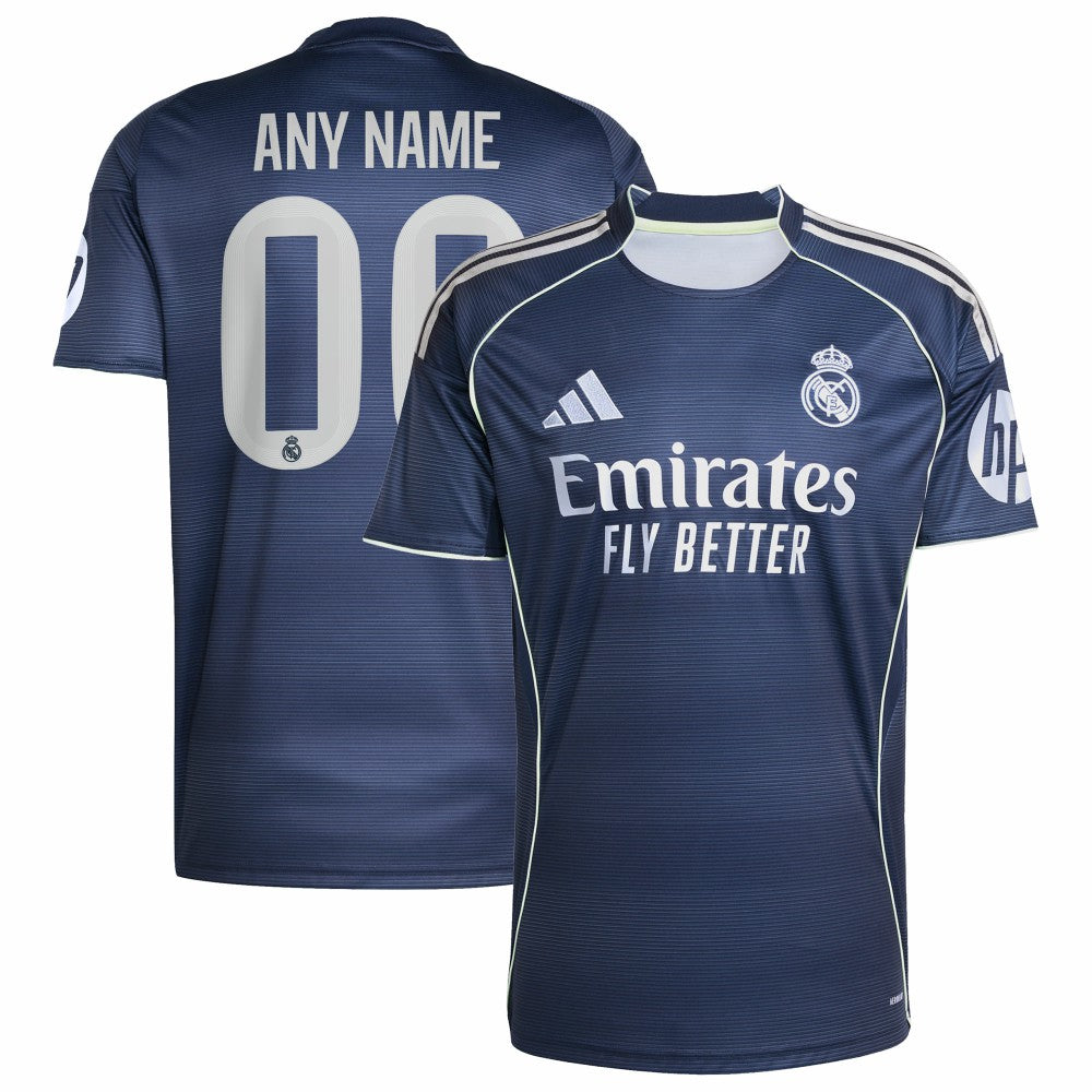 Real Madrid 2025/26 Away Replica Custom Jersey
