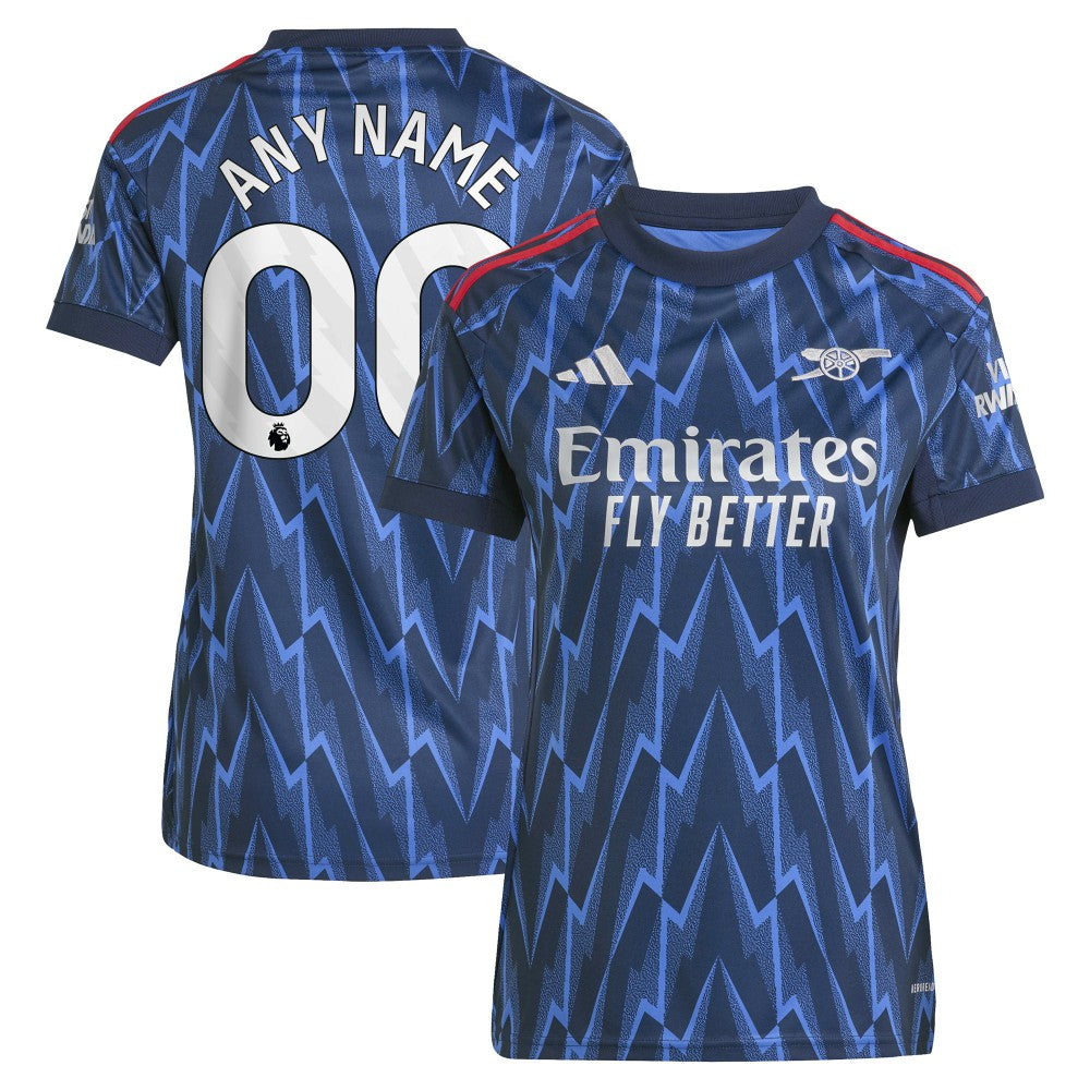 Arsenal Women's 2025/26 Away Replica Custom Jersey