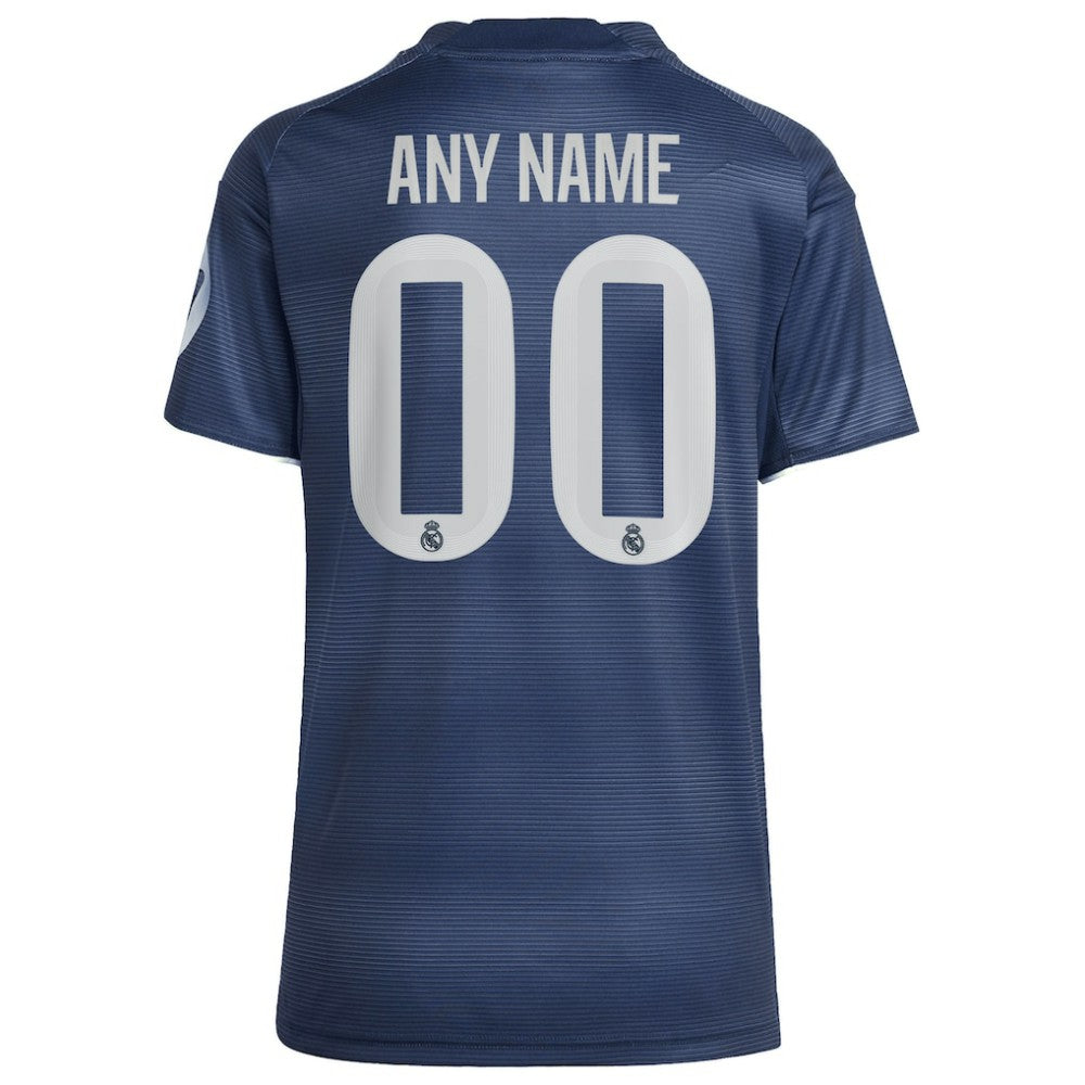 Real Madrid Women's 2025/26 Away Replica Custom Jersey