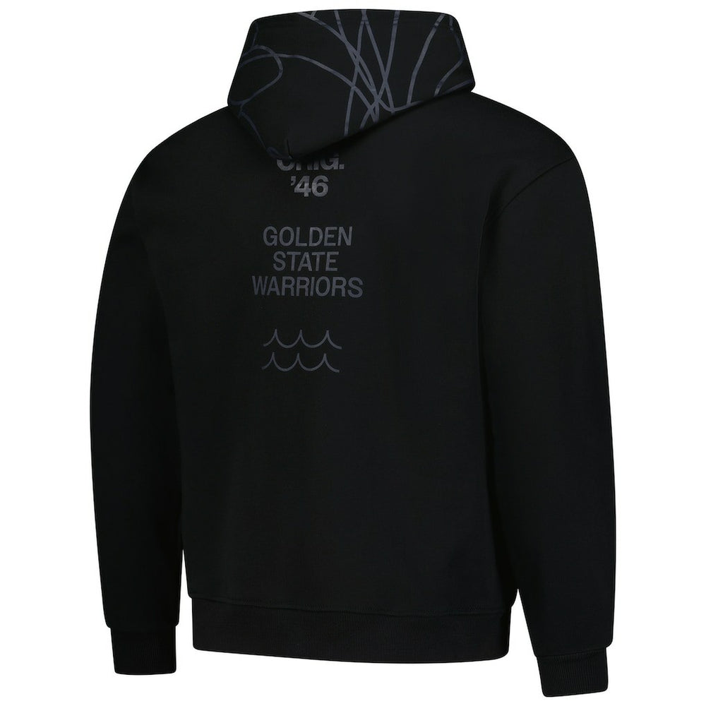 Golden State Warriors The Wild Collective Unisex Blackout Hoodie discount
