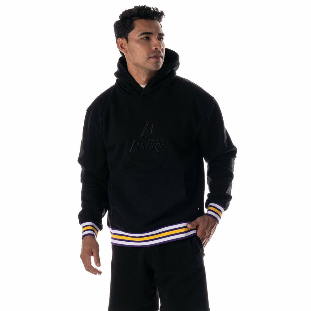 Los Angeles Lakers The Wild Collective Unisex Custom Rib Tonal Premium Hoodie