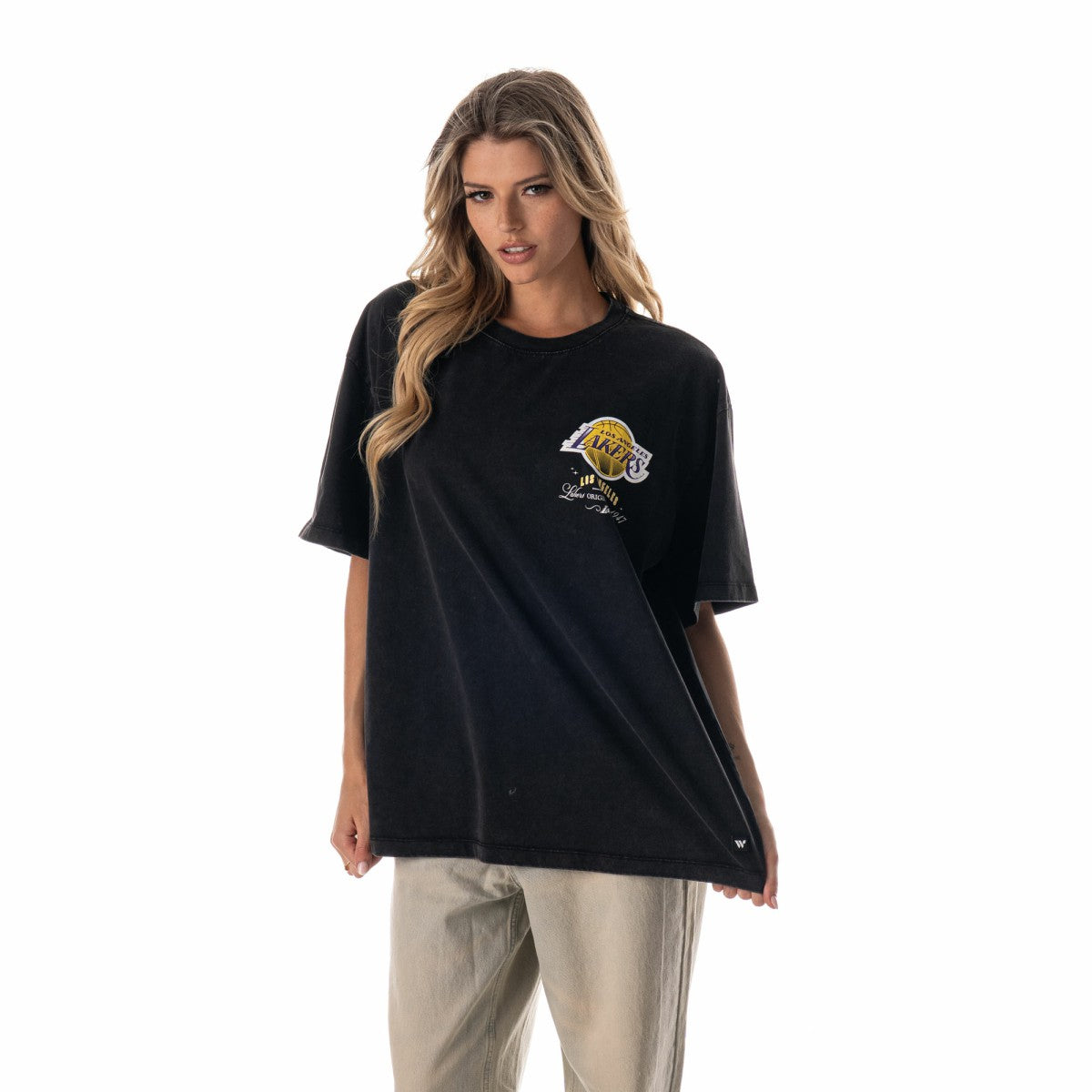 Los Angeles Lakers The Wild Collective Unisex Oversized Streetwear T-Shirt