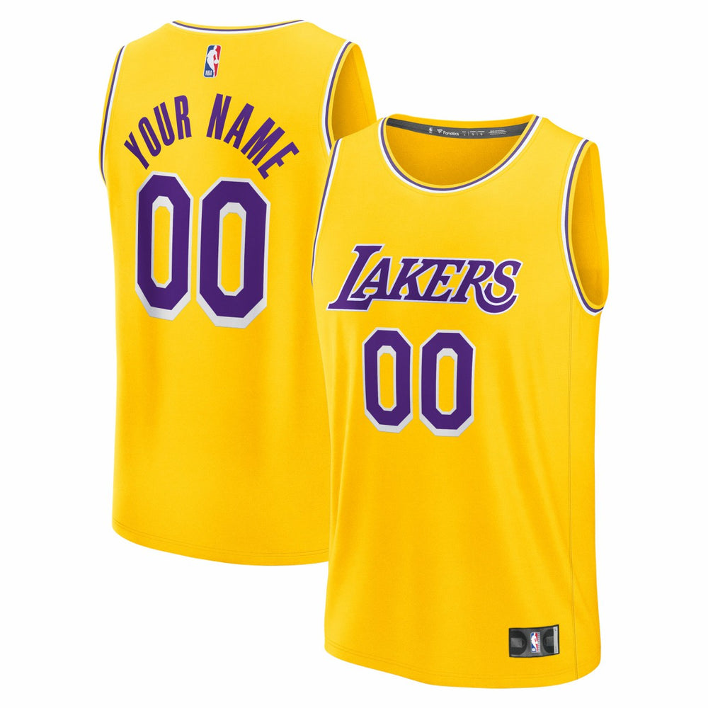 Fanatics Los Angeles Lakers Fast Break Custom Jersey